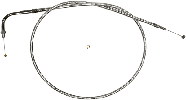 Magnum 3372S Sterling Chromite II Braided Throttle Cable for S&S E/G Carburetors - sxspowersports