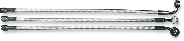 Magnum 36140SW Sterling Chromite II E-Z Align Single Disc Front Brake Line - 35deg. Top Angle - 40in. - sxspowersports