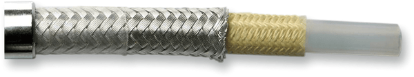 Magnum 36158SW Sterling Chromite II E-Z Align Single Disc Front Brake Line - 35deg. Top Angle - 58in. - sxspowersports