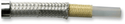 Magnum 36452SW Sterling Chromite II E-Z Align Single Disc Front Brake Line - 180deg. Top Angle - 52in. - sxspowersports