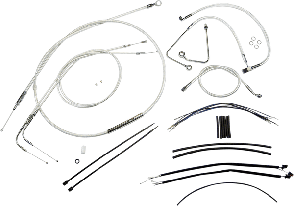 Magnum 387261 Sterling Chromite II Handlebar Installation Kit for 12-14in. Ape - sxspowersports