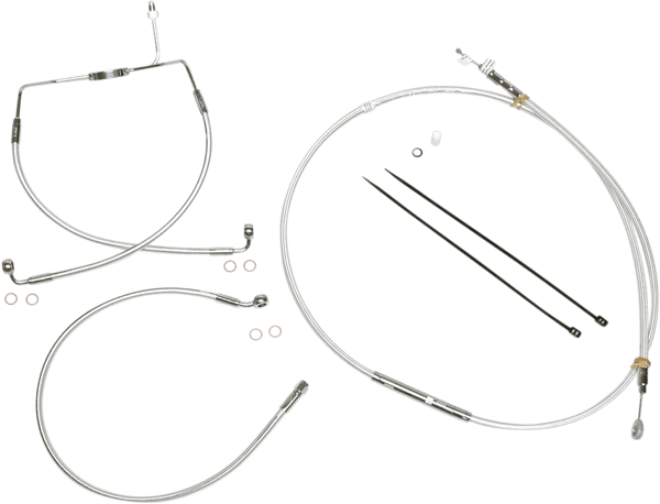 Magnum 387304 Sterling Chromite II Handlebar Installation Kit for 10in. Ape - sxspowersports