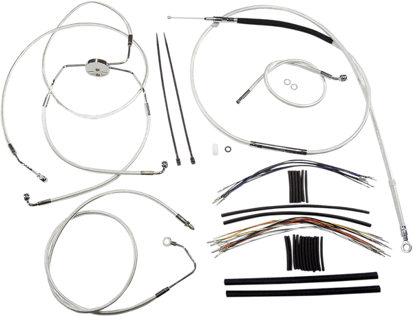 Magnum 387312 Sterling Chromite II Handlebar Installation Kit for 15-17in. Ape - sxspowersports