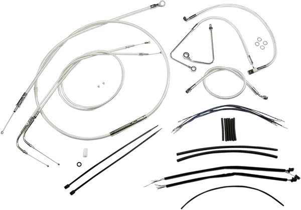Magnum 387342 Sterling Chromite II Handlebar Installation Kit for 15-17in. Ape - sxspowersports