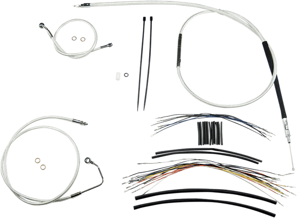 Magnum 387853 Sterling Chromite II Handlebar Installation Kit for 18-20in. Ape - sxspowersports