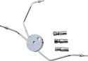 Magnum 393004 Build Your Own Brake Line - Chrome Brake Tee for Touring Models - Stainless Steel - sxspowersports