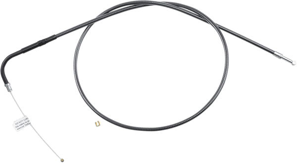 Magnum 43196 Alternative Length Black Pearl Braided Throttle Cable - 38 1/2in. - sxspowersports