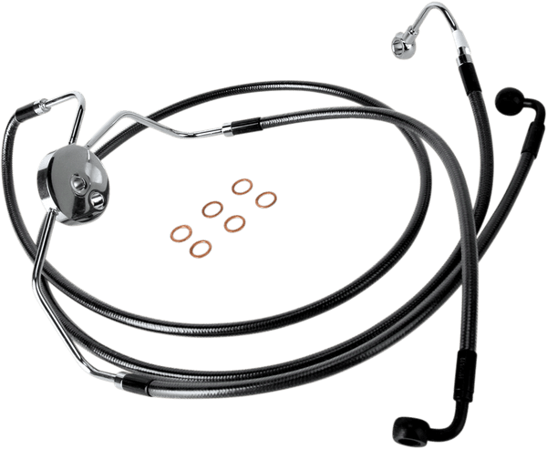 Magnum 47010 Black Pearl Designer Series Front Lower Brake Line Kit - sxspowersports