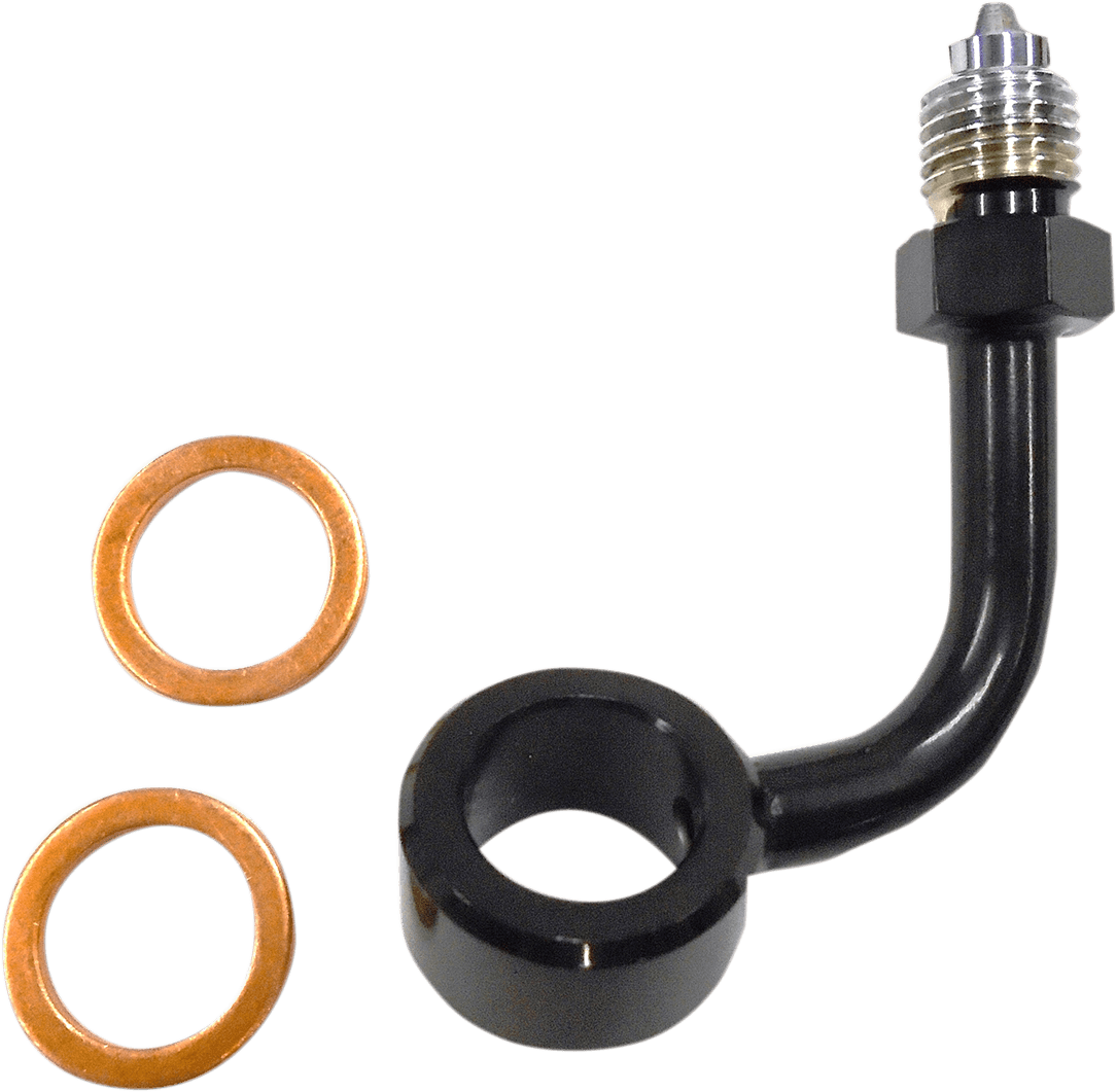 Magnum 47019 Trike Upper Brake Line Adapter - Black | sxspowersports