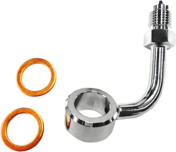 Magnum 47019 Trike Upper Brake Line Adapter - Black - sxspowersports