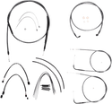 Magnum 487171 Black Pearl Handlebar Installation Kit for 12-14in. Ape - sxspowersports