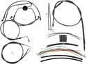 Magnum 487321 Black Pearl Handlebar Installation Kit for 12-14in. Ape - sxspowersports