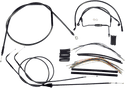 Magnum 487762 Black Pearl Handlebar Installation Kit for 15-17in. Ape - sxspowersports