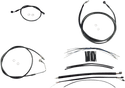 Magnum 487851 Black Pearl Handlebar Installation Kit for 12-14in. Ape - sxspowersports