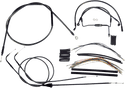 Magnum 487912 Black Pearl Handlebar Installation Kit for 15-17in. Ape - sxspowersports
