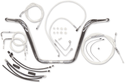 Magnum 48884-214 14in. Bagger Bar Kit for 1 1/4in. Caliber Handlebar Installation Kit - Black - sxspowersports