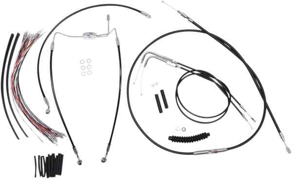 Magnum 489281 Black Vinyl XR Handlebar Installation Kit for 12-14in. Ape - sxspowersports
