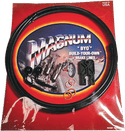 Magnum 490435A BYO Build-Your-Own DOT Dual Disc Brake Line Kit with 7ft. Brake Line - 35deg. Banjo - Black - sxspowersports