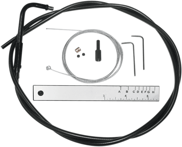 Magnum 493624 BYO Build Your Own Throttle/Idle Cable Kit - Black Vinyl - sxspowersports