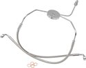 Magnum 57005 Polished Stainless Designer Series Front Lower Brake Line Kit - sxspowersports