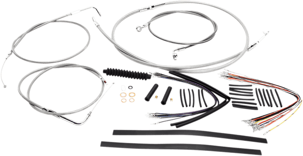Magnum 589251 Stainless Steel XR Handlebar Installation Kit for 12-14in. Ape - sxspowersports