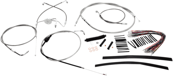 Magnum 589291 Stainless Steel XR Handlebar Installation Kit for 12-14in. Ape - sxspowersports