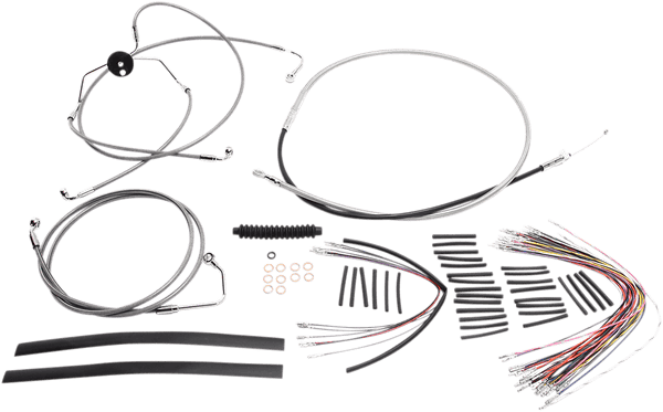 Magnum 589321 Stainless Steel XR Handlebar Installation Kit for 12-14in. Ape - sxspowersports