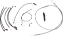 Magnum 589941 Stainless Steel Handlebar Installation Kit with Chrome Fittings for 12-14in. Ape - sxspowersports