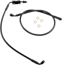 Magnum SBB1325-29 Black Coated XR Stainless Front Brake Line Kit with Black Fittings - 29in. Total Length - sxspowersports