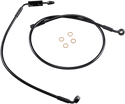 Magnum SBB1325-33 Black Coated XR Stainless Front Brake Line Kit with Black Fittings - 33in. Total Length - sxspowersports