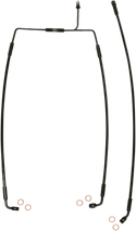 Magnum SBB1326-29 Black Coated XR Stainless Front Brake Line Kit with Black Fittings - 29in. Total Length - sxspowersports