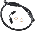 Magnum SBB1501-21 Black Coated XR Stainless Upper Front Brake Line Kit with Black Fittings - 21in. Total Length - sxspowersports