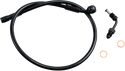 Magnum SBB1501-24 Black Coated XR Stainless Upper Front Brake Line Kit with Black Fittings - 24in. Total Length - sxspowersports
