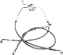 Magnum SSC1304-33 Clear Coated XR Stainless Front Brake Line Kit - 19in. Upper Brake Length - sxspowersports