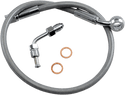 Magnum SSC1501-20 Clear Coated XR Stainless Upper Front Brake Line Kit - 20in. Total Length - sxspowersports