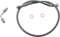 Magnum SSC1501-24 Clear Coated XR Stainless Upper Front Brake Line Kit - 24in. Total Length - sxspowersports