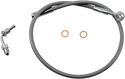 Magnum SSC1506-26 Clear Coated XR Stainless Upper Front Brake Line Kit - 26in. Total Length - sxspowersports