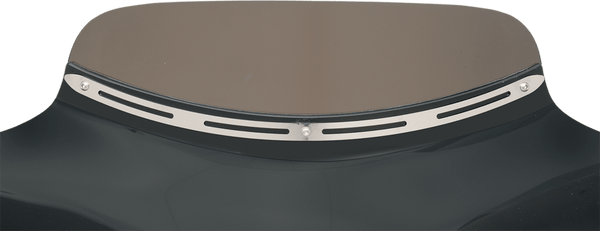 Memphis Shades MEB1716 Plates-Only Kit for Changing Sportshield to Fats/Slim or Batwing Fairing - Black - sxspowersports