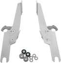 Memphis Shades MEB1716 Plates-Only Kit for Changing Sportshield to Fats/Slim or Batwing Fairing - Black - sxspowersports