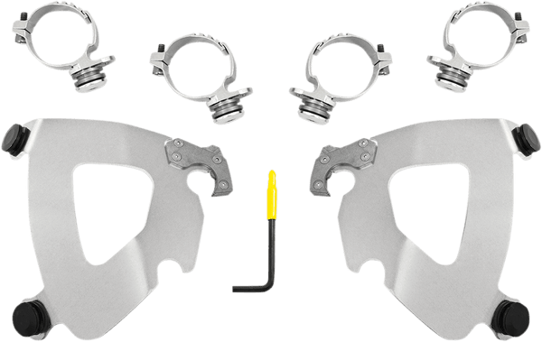 Memphis Shades MEB2014 Trigger-Lock Mount Kit for Gauntlet Fairing - Black - sxspowersports