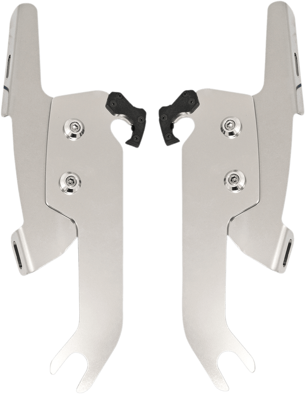 Memphis Shades MEB2051 Trigger-Lock Mount Kit for Batwing Fairing and Fats/Slim Windshields - Black - sxspowersports