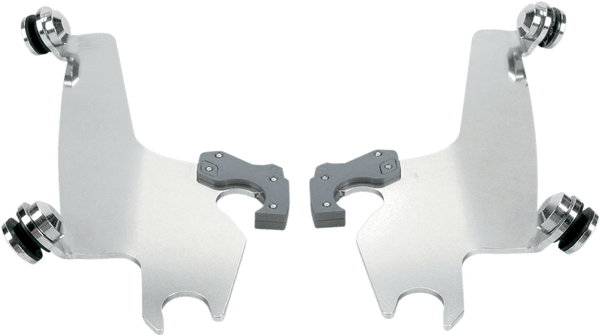 Memphis Shades MEB8826 Plates-Only Kit for Changing Fats/Slim to Sportshield - Black - sxspowersports