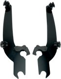 Memphis Shades MEB8826 Plates-Only Kit for Changing Fats/Slim to Sportshield - Black - sxspowersports