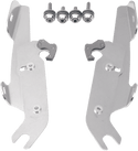 Memphis Shades MEB8875 Plates-Only Kit for Changing Sportshield to Fats/Slim - Black - sxspowersports
