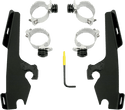 Memphis Shades MEB8875 Plates-Only Kit for Changing Sportshield to Fats/Slim - Black - sxspowersports