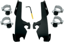 Memphis Shades MEB8968 Trigger-Lock Mount Kit for Batwing Fairing and Fats/Slim Windshields - Black - sxspowersports
