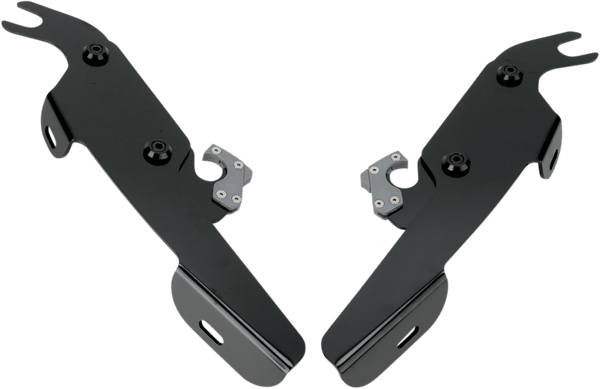 Memphis Shades MEB8976 Trigger-Lock Mount Kit for Batwing Fairing and Fats/Slim Windshields - Black - sxspowersports