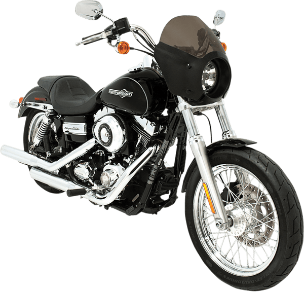 Memphis Shades MEK1707 Plates-Only Kit for Cafe Fairing to Fats/Slim, Sportshields, or Batwing - Polished - sxspowersports