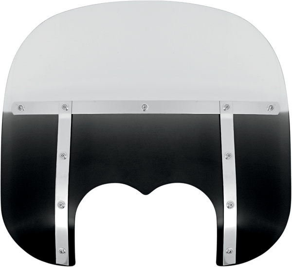 Memphis Shades MEM6631 Memphis Fats Windshield (Dual Cutout) - 13in. - Gradient Black - sxspowersports