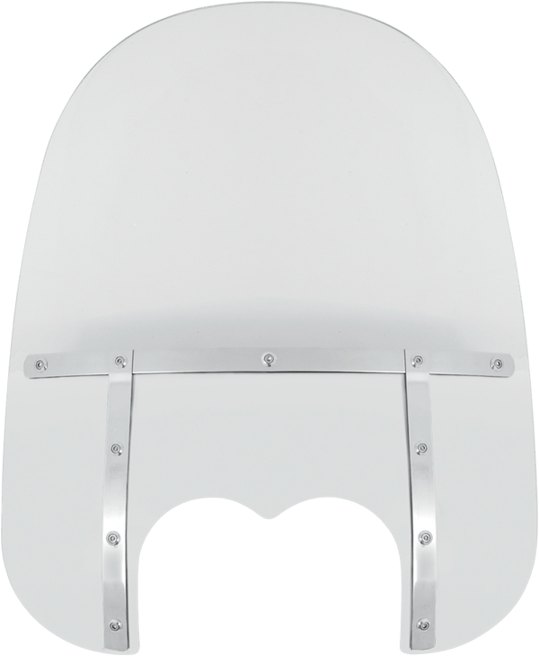 Memphis Shades MEM6631 Memphis Fats Windshield (Dual Cutout) - 13in. - Gradient Black - sxspowersports